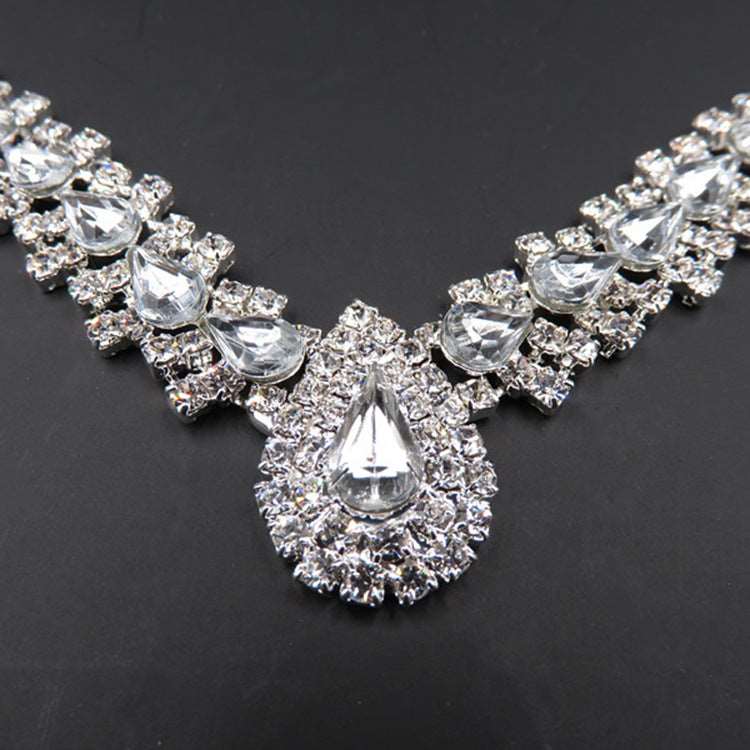 Bride Wedding Accessories Earrings Set | Elegant Drop Necklace Set