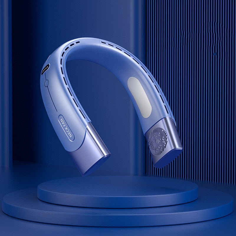 Modern Neck Fan Cooling Digital Display