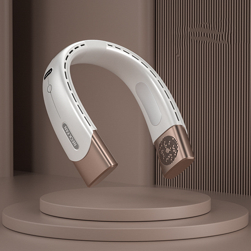 Modern Neck Fan Cooling Digital Display