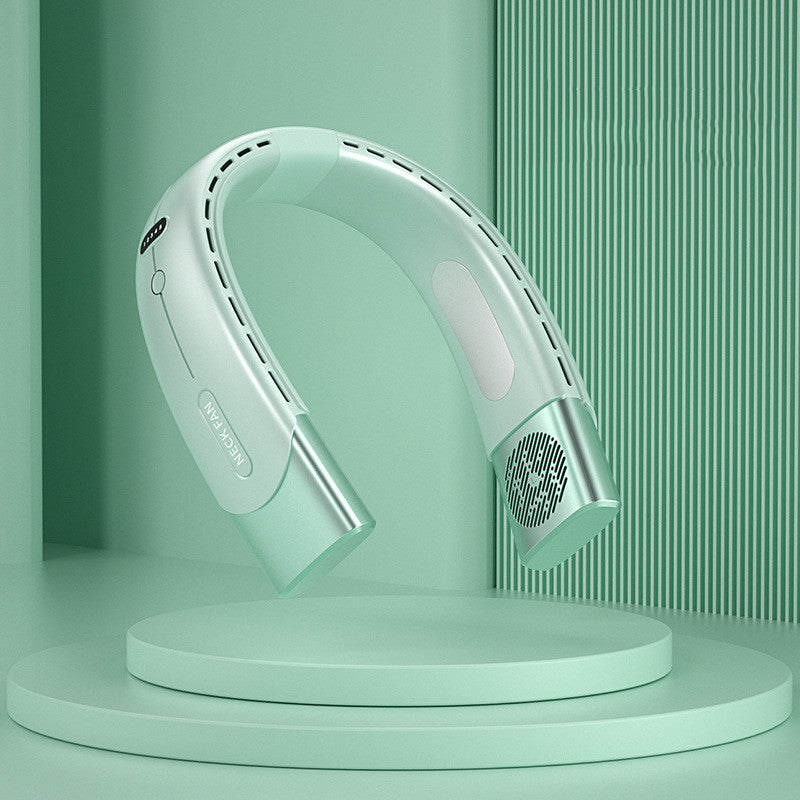 Modern Neck Fan Cooling Digital Display