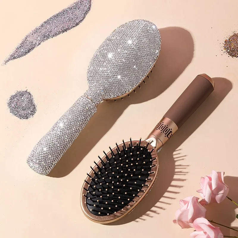 Rhinestone Comb, a portable and travel-friendly essential for impeccable styling on the go