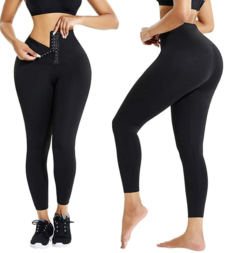Women High Waist Shapers Trainer Corset Fitness Yoga Leggings | Cotton Gym Sports Wear Yoga Pants