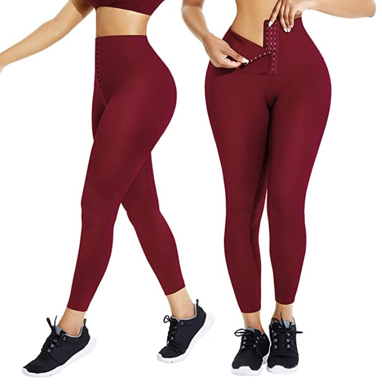 Women High Waist Shapers Trainer Corset Fitness Yoga Leggings | Cotton Gym Sports Wear Yoga Pants