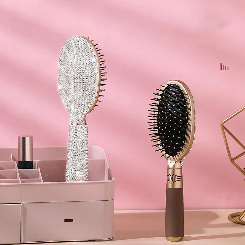 Rhinestone Comb, a portable and travel-friendly essential for impeccable styling on the go