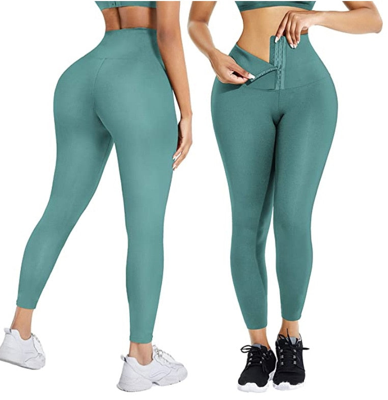 Women High Waist Shapers Trainer Corset Fitness Yoga Leggings | Cotton Gym Sports Wear Yoga Pants