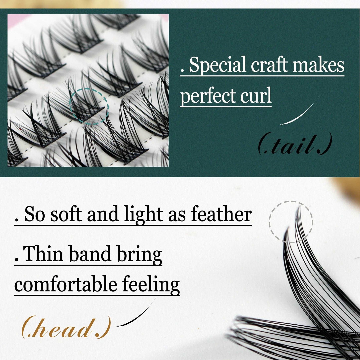 DIY Eyelash Bundle Set - 120 False Eyelashes, Bond, Seal, Remover, and Applicator