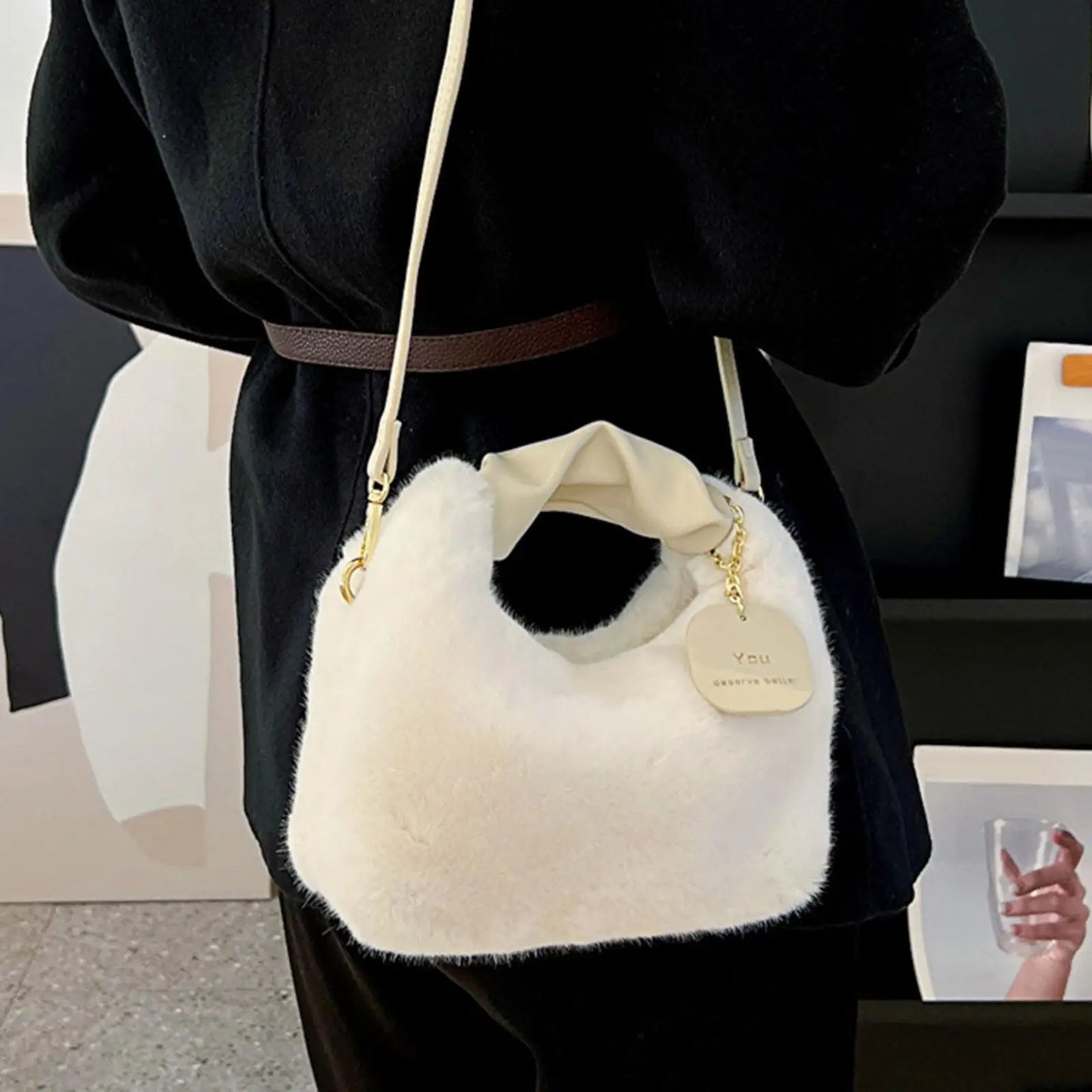 Soft Plush Handbag Shoulder Bag |New Fashion Purse