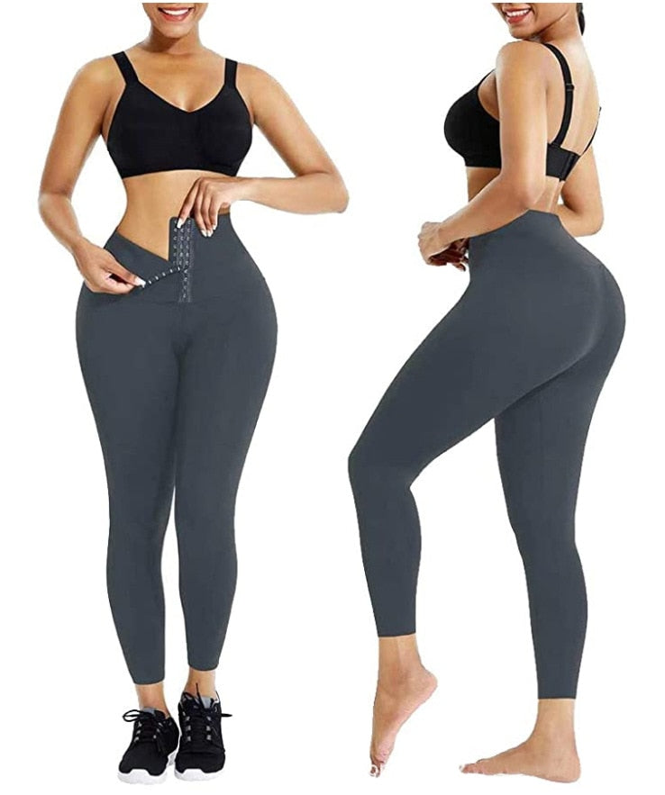 Women High Waist Shapers Trainer Corset Fitness Yoga Leggings | Cotton Gym Sports Wear Yoga Pants