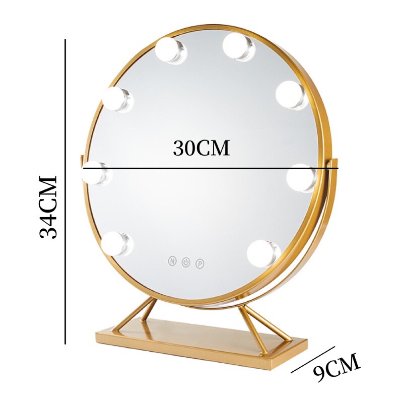 Elegant Vanity Makeup Mirror - Illuminate Your Beauty