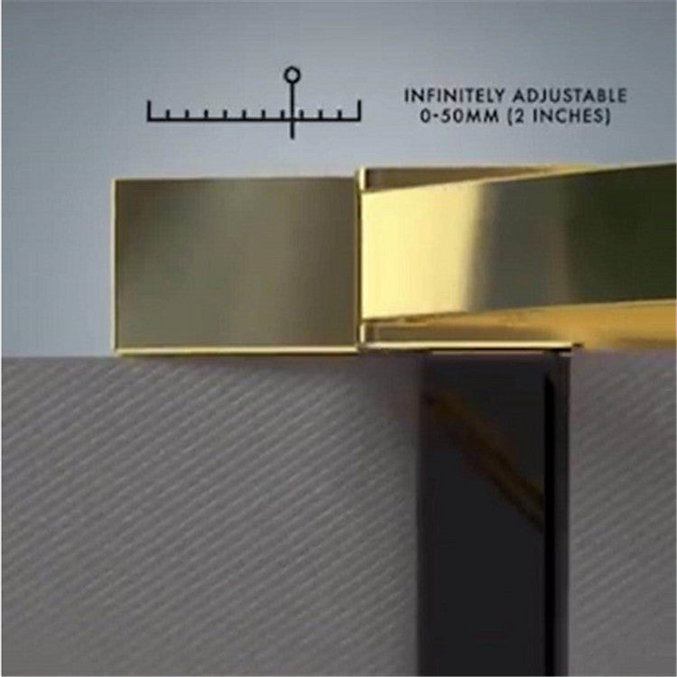 Folding invisible elastic belt buckle