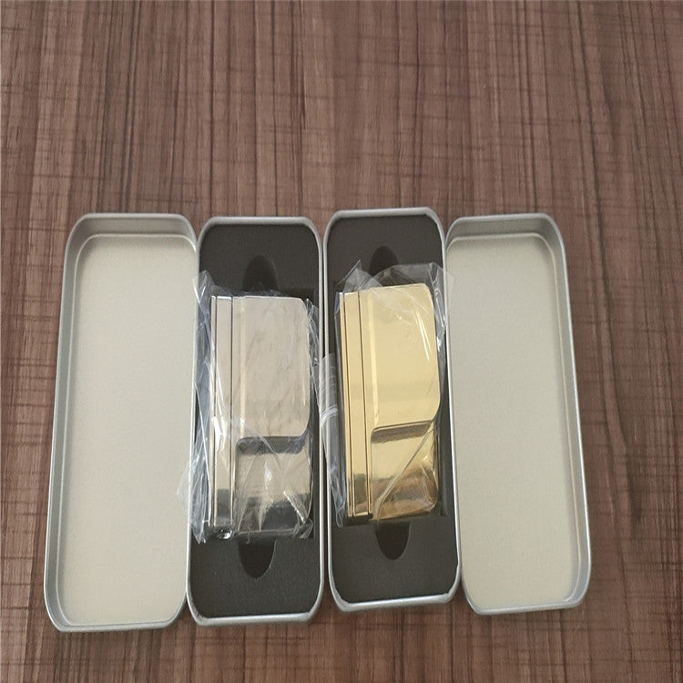 Folding invisible elastic belt buckle