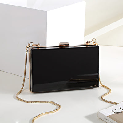 Elegant Rectangular clear Purse for Events and Dressy Occasions