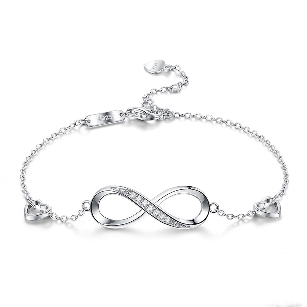 Sterling Silver Figure 8 Bracelet Bracelet 925 sterling Silver