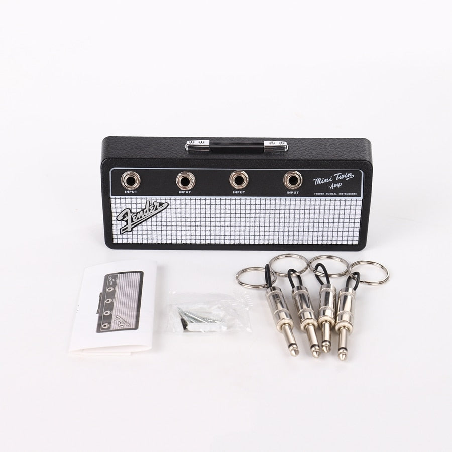 Jack Rack- Wall mounting guitar amp key hanger Key Storage Guitar Keychain Holder Jack II Rack 2.0 Electric Key Rack Amp Holder