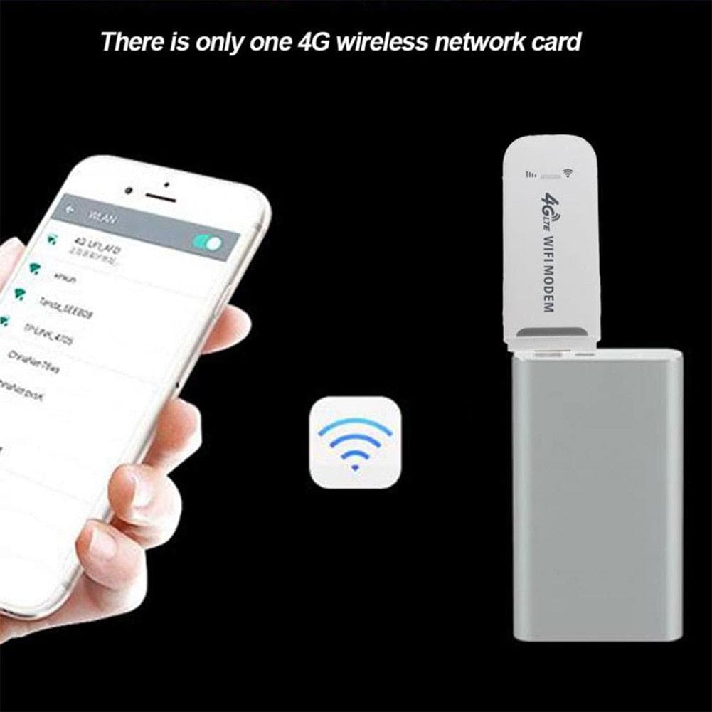 Portable 4G LTE USB Modem Stick - High-Speed 150Mbps Wireless WiFi Adapter and Router for Home Office