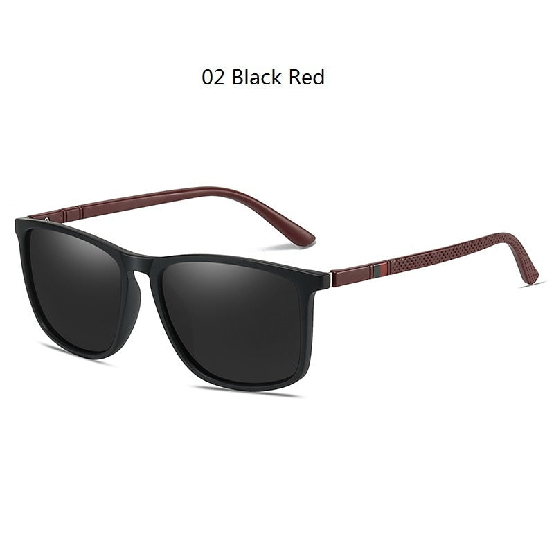 Luxury Square Vintage Polarized Sunglasses For Men or Women Fashion Travel Driving Anti-glare Sun Glasses Male TR90 Eyewear UV400