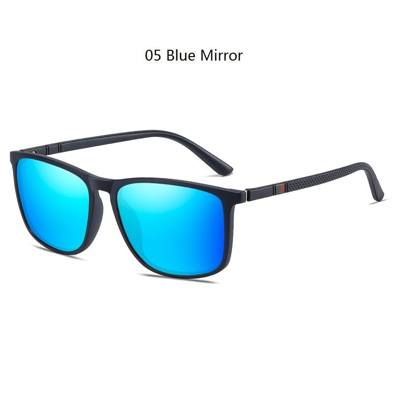 Luxury Square Vintage Polarized Sunglasses For Men or Women Fashion Travel Driving Anti-glare Sun Glasses Male TR90 Eyewear UV400