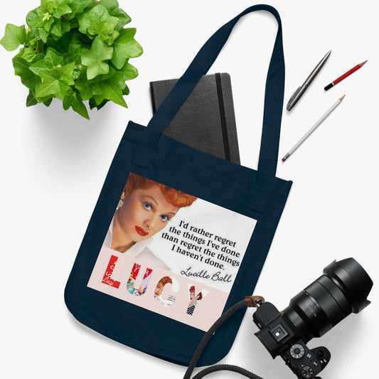 I love Lucy Organic Canvas Tote Bag