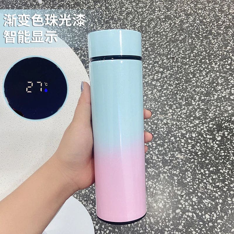 500ML Smart Thermos Water Bottle Stainless Steel Insulation Touch Intelligent Temperature Display Vacuum Flasks Cup Digital Mug