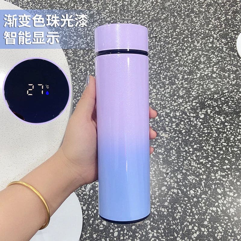 500ML Smart Thermos Water Bottle Stainless Steel Insulation Touch Intelligent Temperature Display Vacuum Flasks Cup Digital Mug