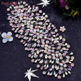 Wedding Tiara Headdresses for Bridal Headband Wedding Hair Accessories Luxury Rhinestone Bride Headwear