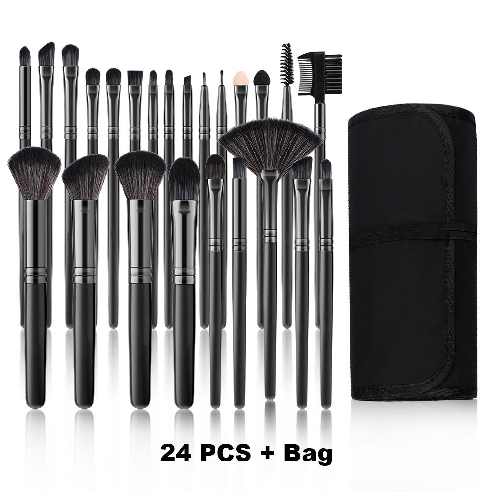Professional Makeup Brushes Set | Powder Foundation Contour Blush Concealer Eyeshadow Blending Liner | Make Up Brush Kit As Gift