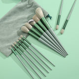 Professional-Grade 13-Piece Makeup Brush Set | Soft, Fluffy Bristles | Nylon Handle