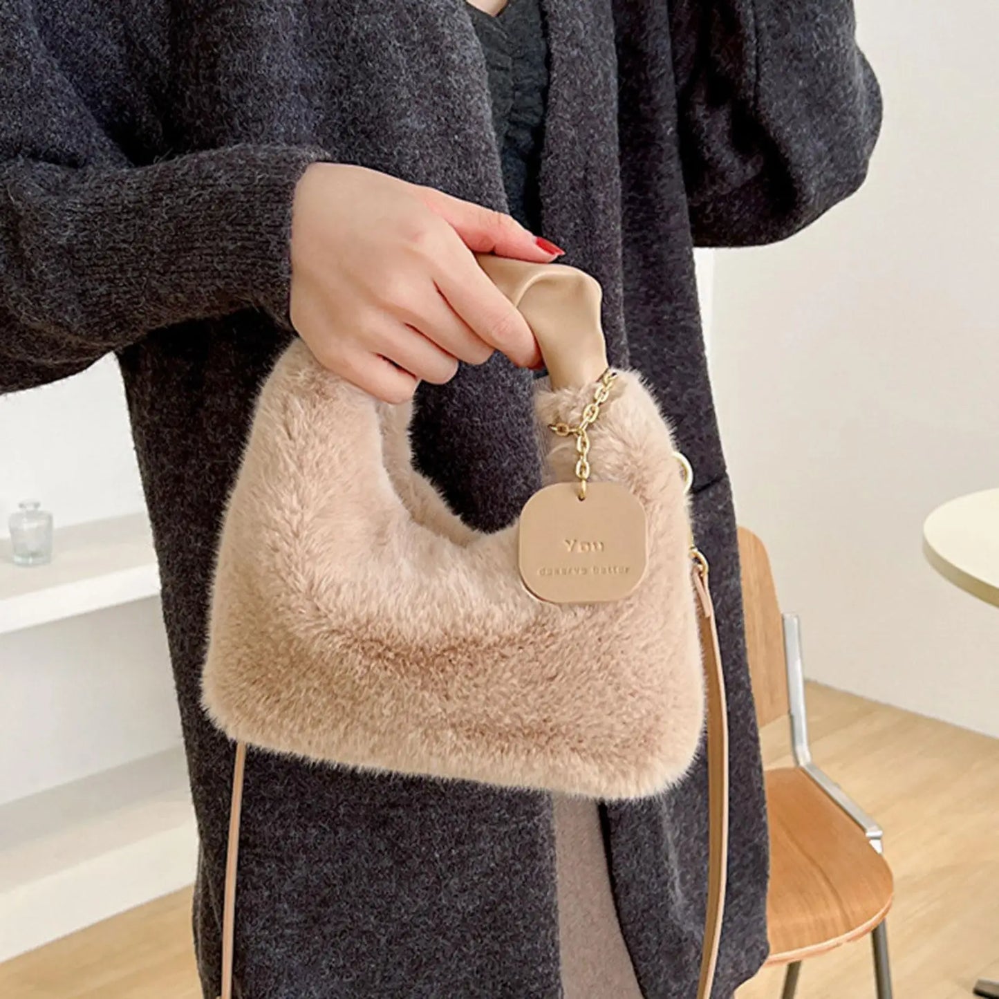 Soft Plush Handbag Shoulder Bag |New Fashion Purse