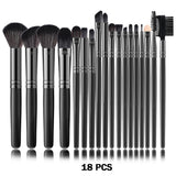 Professional Makeup Brushes Set | Powder Foundation Contour Blush Concealer Eyeshadow Blending Liner | Make Up Brush Kit As Gift