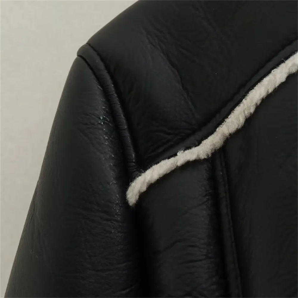 Chic Comfort: Women's Versatile Polo Collar Long Sleeve Jacket for Autumn/Winter