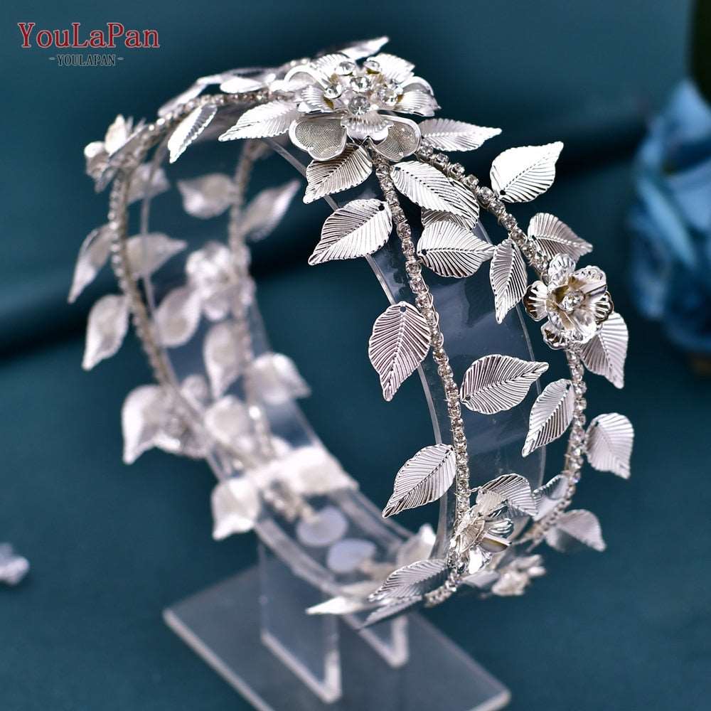 Fashion Woman Headband Rhinestone Bridal Headpiece Wedding Hair Accessories Bride Tiara Pageant Headdresses