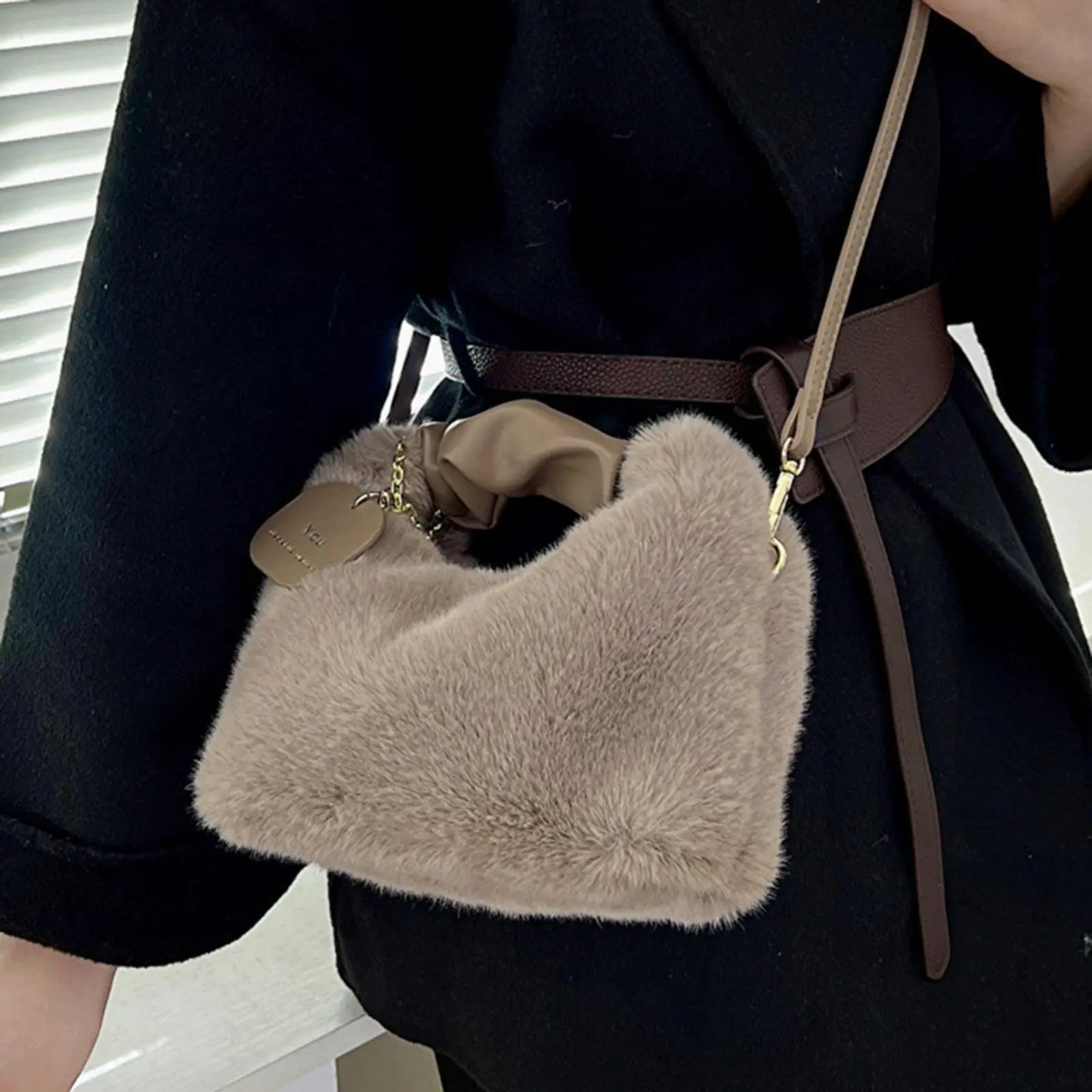 Soft Plush Handbag Shoulder Bag |New Fashion Purse