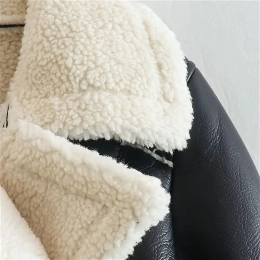 Chic Comfort: Women's Versatile Polo Collar Long Sleeve Jacket for Autumn/Winter
