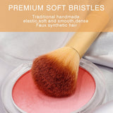 Professional Makeup Brushes Set | Powder Foundation Contour Blush Concealer Eyeshadow Blending Liner | Make Up Brush Kit As Gift
