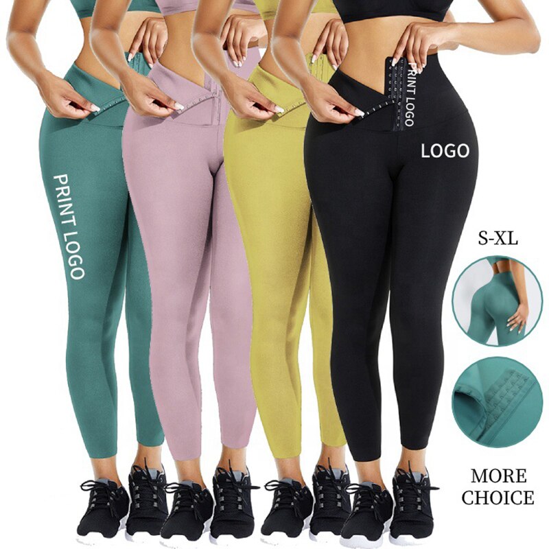 Women High Waist Shapers Trainer Corset Fitness Yoga Leggings | Cotton Gym Sports Wear Yoga Pants
