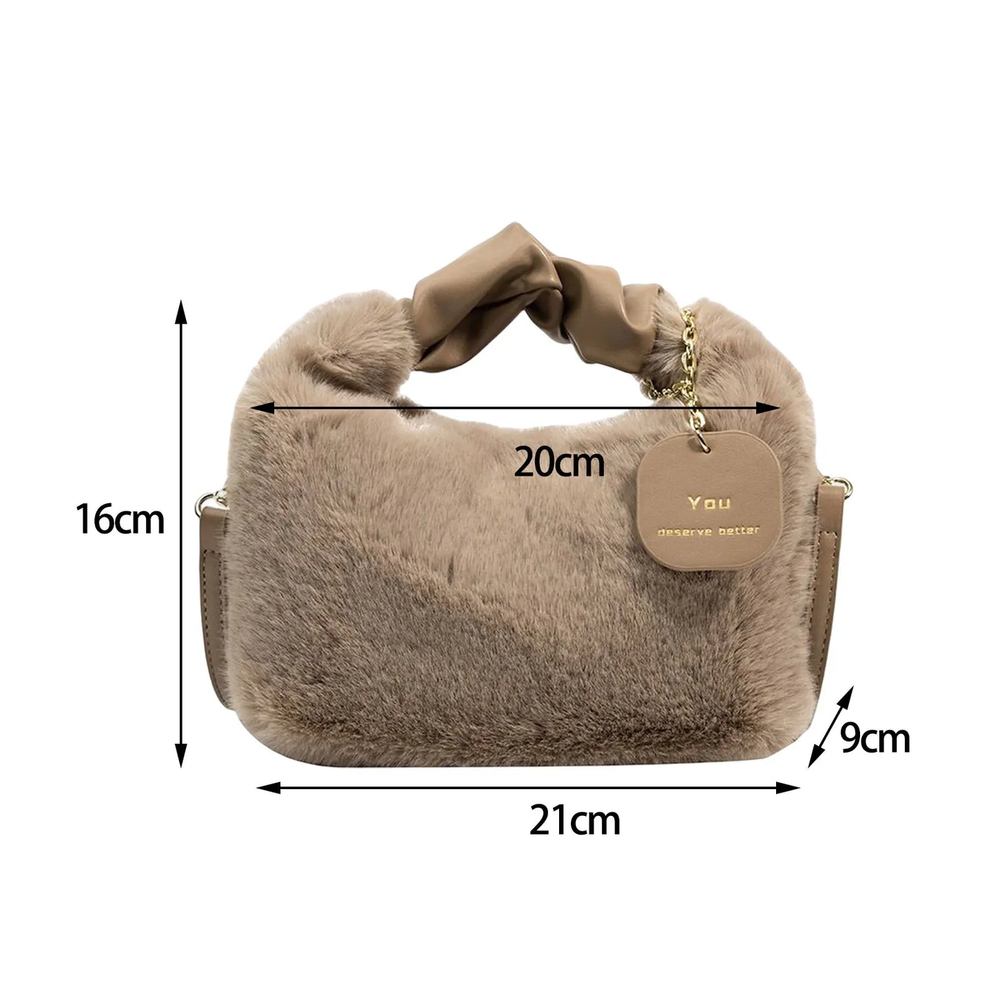 Soft Plush Handbag Shoulder Bag |New Fashion Purse