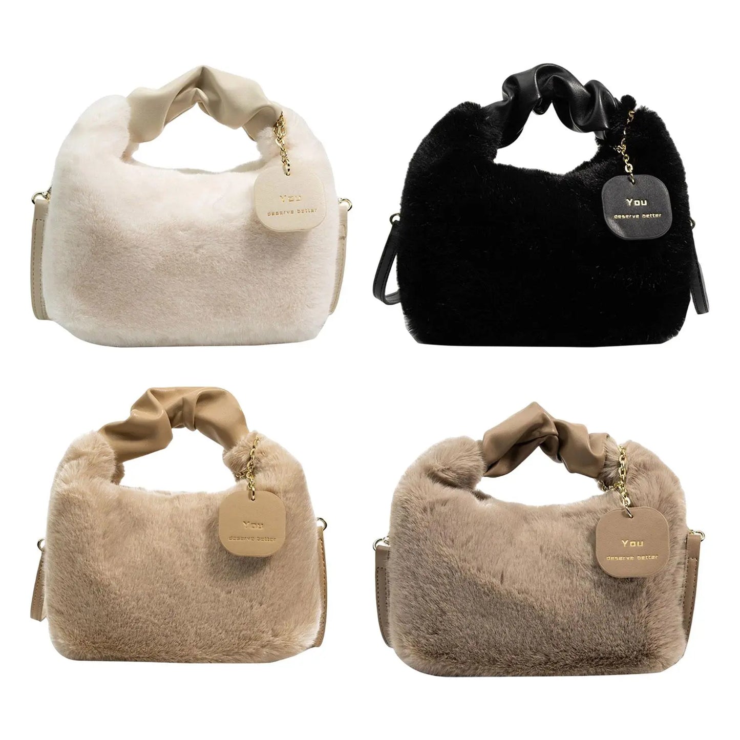 Soft Plush Handbag Shoulder Bag |New Fashion Purse