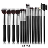 Professional Makeup Brushes Set | Powder Foundation Contour Blush Concealer Eyeshadow Blending Liner | Make Up Brush Kit As Gift