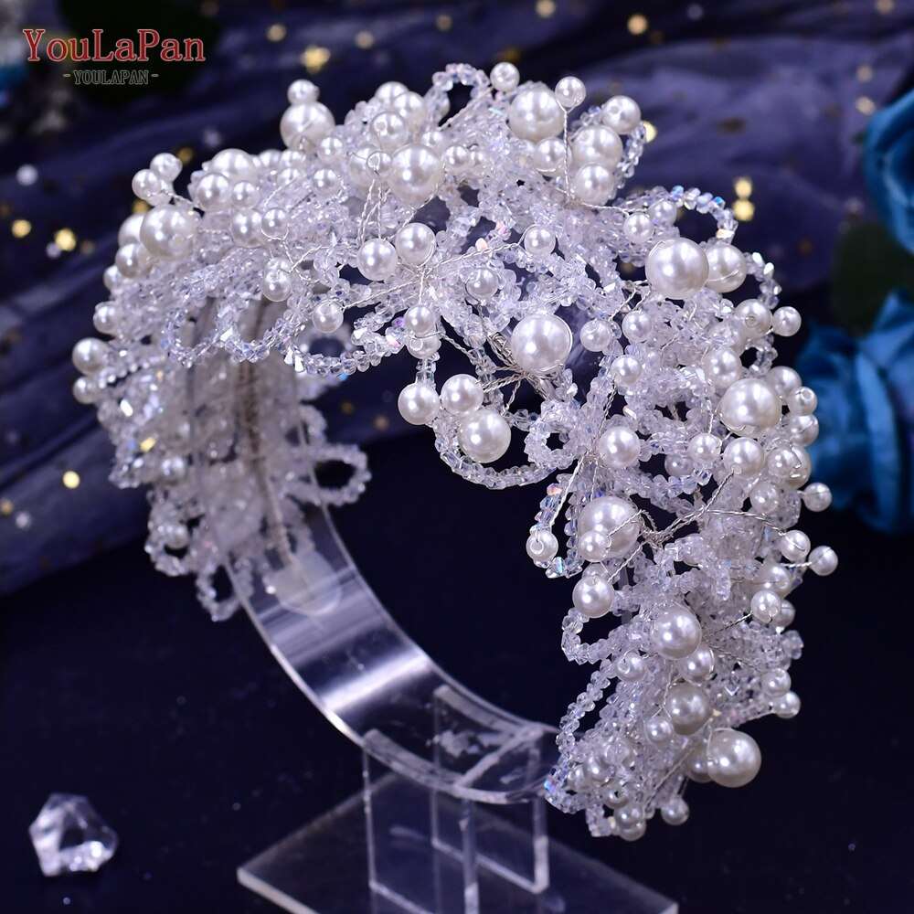 Fashion Woman Headband Rhinestone Bridal Headpiece Wedding Hair Accessories Bride Tiara Pageant Headdresses