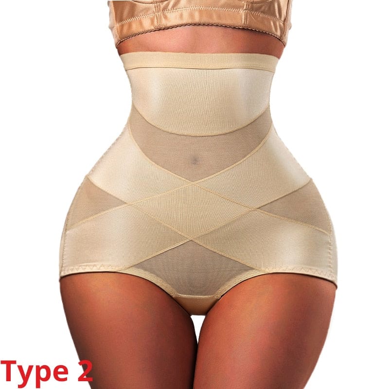 Women High Waist Trainer Body Shaper Panties Tummy Belly Control Body Slimming Control Shapewear Girdle Underwear