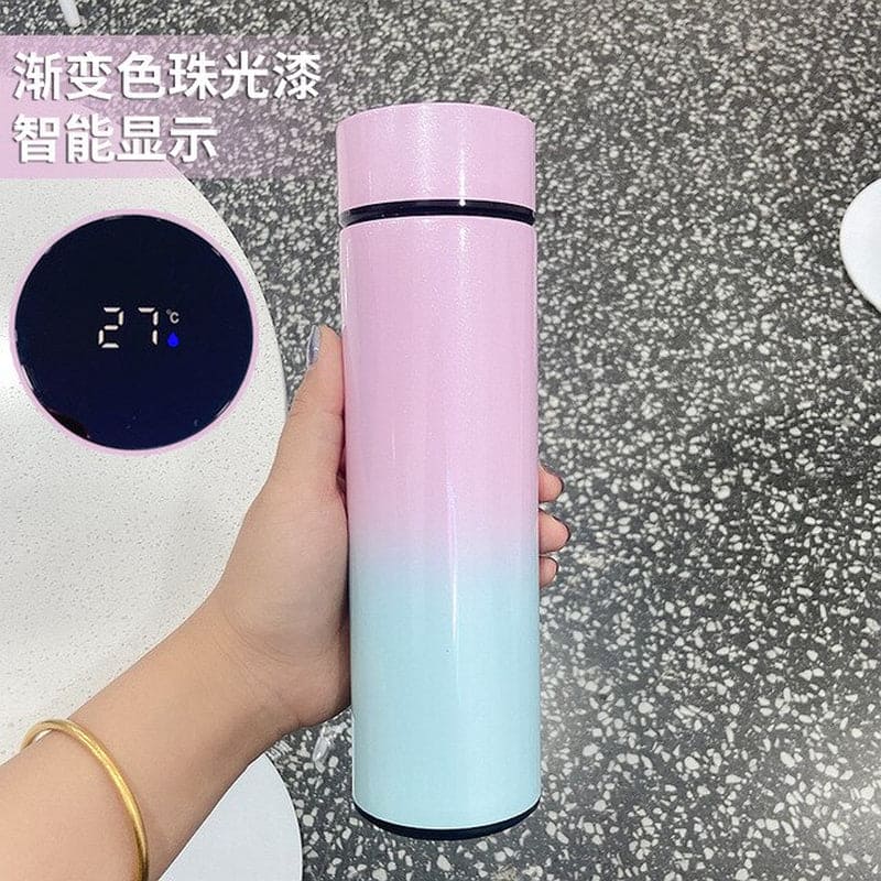 500ML Smart Thermos Water Bottle Stainless Steel Insulation Touch Intelligent Temperature Display Vacuum Flasks Cup Digital Mug