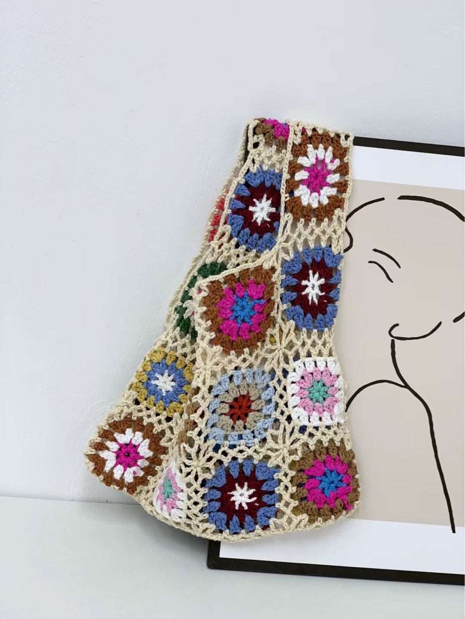 Fashion Retro Women's Ethnic Pattern Woven Bag