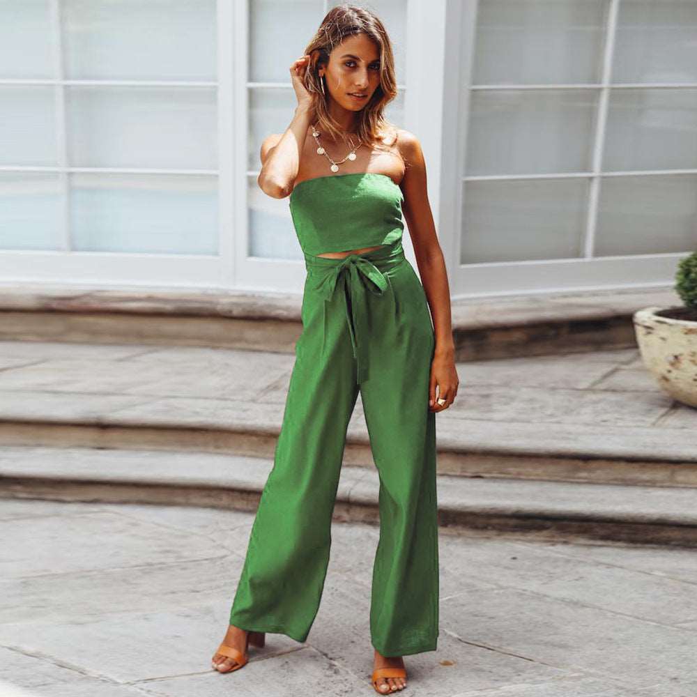 Charming Women's Casual Fashion Jumpsuit | Fresh Style Chic Outfit