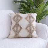 Tufted Throw Pillow Moroccan Fringed Waist Pillow Case
