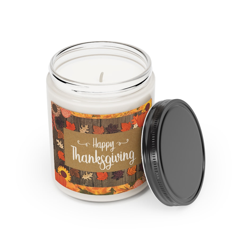 Thanksgiving Aromatherapy  beautiful Scented Candle/Cinnamon Stick & Vanilla/ 9oz
