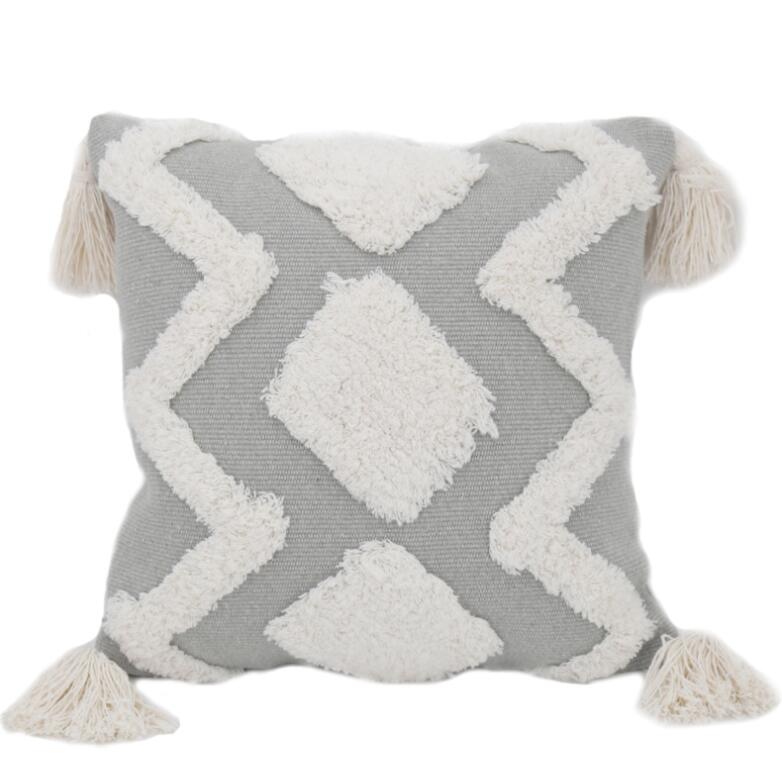 Boho-Style Cushion Cotton Pillow