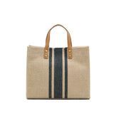 Stylish Shoulder Durable Canvas Bag with Zipper Detail