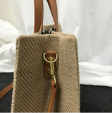 Stylish Shoulder Durable Canvas Bag with Zipper Detail