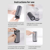 Luxury Car humidifier / Breath better while you drive! Aluminum Alloy with LED Light