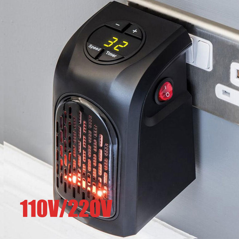 Wall Electric Heater Mini Fan Heater Desktop Household Wall Handy Heating Stove Radiator Warmer Machine for Winter